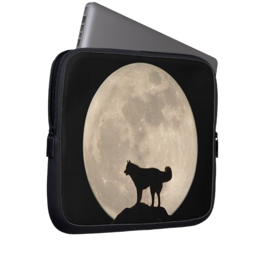 Moon Case Full Moon Lap Top Case w Husky (Vorne Rechts)