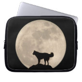 Moon Case Full Moon Lap Top Case w Husky (Vorderseite)