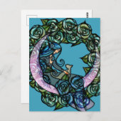 Moon Cat Goddesss MoonChild Cats Postkarte (Vorne/Hinten)