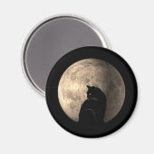 Moon Cat Magnet (Vorderseite/Rückseite)