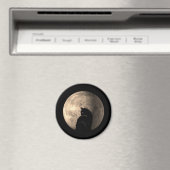 Moon Cat Magnet (In Situ (Geschirrspüler))