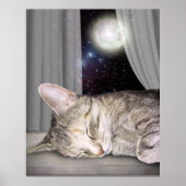 Moon Cat Poster (Vorne)