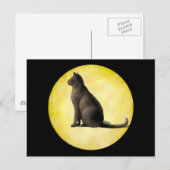 Moon Cat Postkarte (Vorne/Hinten)
