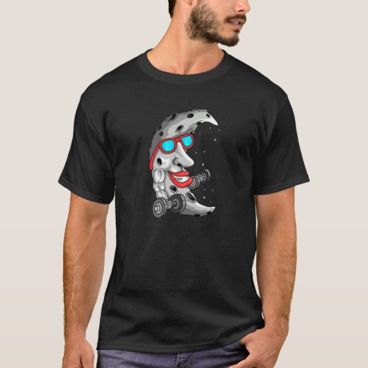 Moon Celestial Astronomy Fitness Workout Asteroid  T-Shirt (Vorderseite)