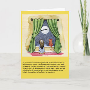 Moon Cheese Feiertagskarte