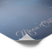 Moon Child AI Fantasy Digitales Kunstdruckportrait Poster (Ecke)