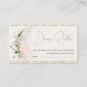 Moon Child | Boho Hippie Baby Shower Diaper Raffle Begleitkarte (Vorderseite)