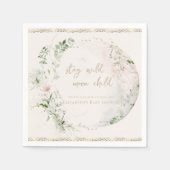 Moon Child | Boho Hippie Baby Shower Serviette (Vorderseite)