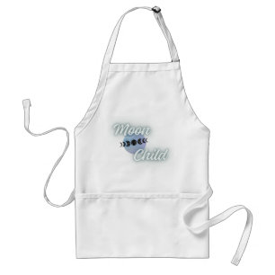 Moon Child Boho Moon Phases Schürze