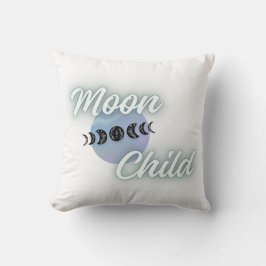 Moon Child Boho Moon Phases Throw Kissen