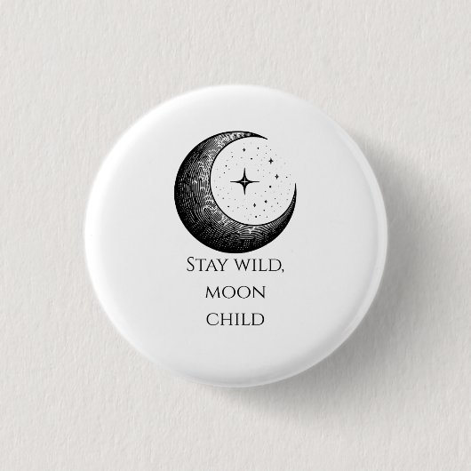 Moon Child Button (Vorderseite)