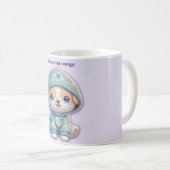 Moon Child Energy Dog Mug Kaffeetasse (VorderseiteRechts)