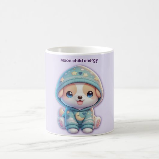 Moon Child Energy Dog Mug Kaffeetasse (Mittel)