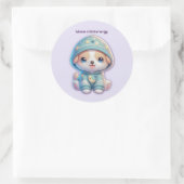 Moon Child Energy Dog Sticker (Tasche)