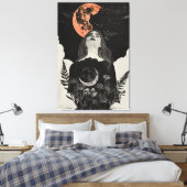 Moon Child Leinwanddruck (Insitu (Schlafzimmer))