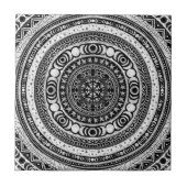 Moon Child Mandala Triple Moon Hexe Fliese (Vorderseite)