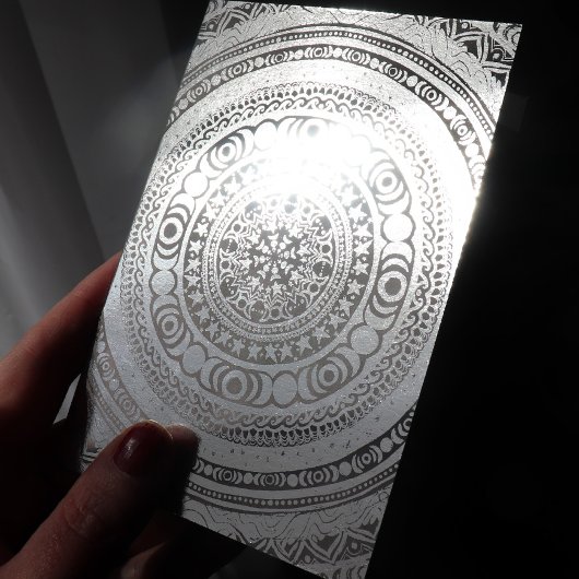 Moon Child Mandala Triple Moon Hexe Folienkarte