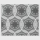 Moon Child Mandala Triple Moon Hexe Geschenkpapier (Flach)