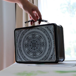 Moon Child Mandala Triple Moon Hexe Metall Brotdose