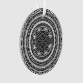 Moon Child Mandala Triple Moon Hexe Ornament (Vorderseite)