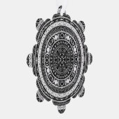 Moon Child Mandala Triple Moon Hexe Ornament Karte (Rechts)