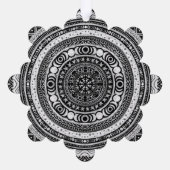 Moon Child Mandala Triple Moon Hexe Ornament Karte (Rückseite)