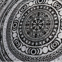 Moon Child Mandala Triple Moon Hexe