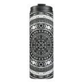 Moon Child Mandala Triple Moon Hexe Thermosbecher (Vorderseite)