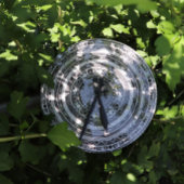 Moon Child Mandala Triple Moon Rotzunge Runde Wanduhr