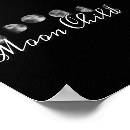 Moon Child Poster (Ecke)
