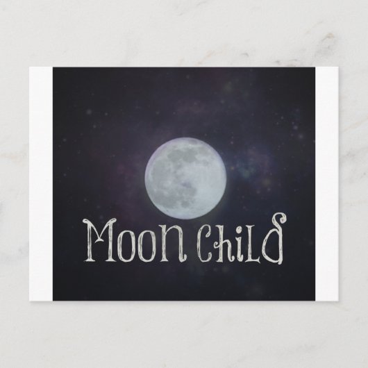 Moon Child Postkarte (Vorderseite)