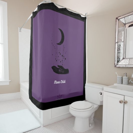 Moon Child Shower Vorhang (Beispiel)