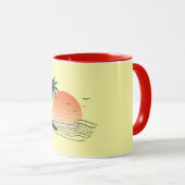 Moon Child Sommer Wild 2026 | Boho Astrologie Tasse (VorderseiteRechts)