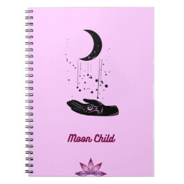 Moon Child Spiral Foto Notebook Notizblock