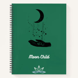 Moon Child Spiral Notebook Notizblock