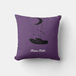 Moon Child Throw Pillow Kissen