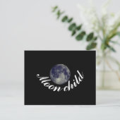 Moon Child, Vollmond Postkarte (Stehend Vorderseite)