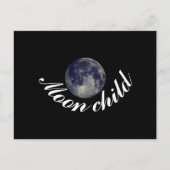 Moon Child, Vollmond Postkarte (Vorderseite)