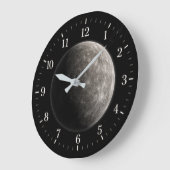 Moon Clock 2026 Version Große Wanduhr (Winkel)