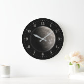 Moon Clock 2026 Version Große Wanduhr (Zuhause)