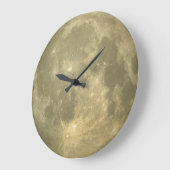 Moon Clock 🌕 Große Wanduhr (Winkel)