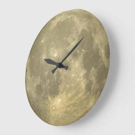 Moon Clock 🌕 Große Wanduhr (Winkel)