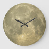 Moon Clock 🌕 Große Wanduhr (Vorderseite)