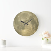 Moon Clock 🌕 Große Wanduhr (Zuhause)