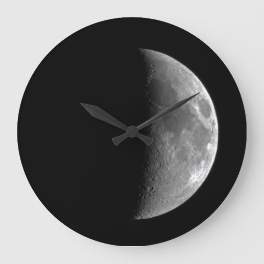 Moon Clock Große Wanduhr (Vorderseite)