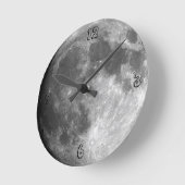 Moon Clock Runde Wanduhr (Winkel)