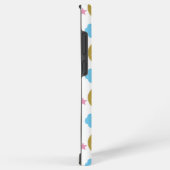 Moon Clouds and Stars Imitats Glitzer Pattern Samsung Galaxy Hülle (Rechte Seite)