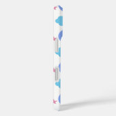 Moon Clouds Sternmuster Blau Lila Case-Mate iPhone Hülle (Rückseite / Rechts)