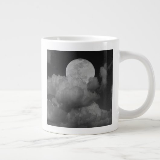 Moon & Clouds über Kansas Jumbo-Tasse (Rechts)