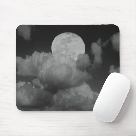 Moon & Clouds über Kansas Mousepad (Mit Mouse)